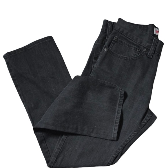 Levi's 511 Slim Fit Jeans Black Stretch Denim Men's 28x28 Dark Wash Classic - Picture 5 of 10